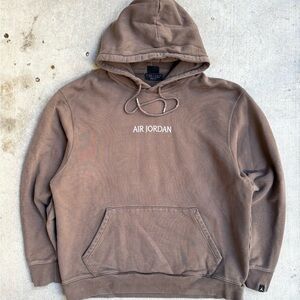 Air Jordan Mocha Men’s Heavyweight Thick Pullover Hoodie XL 28x30